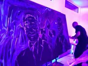 performance artistique anniversaire entreprise