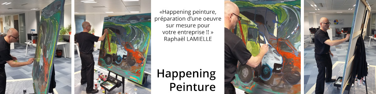 happening peinture événementiel