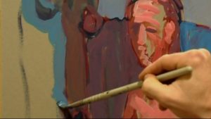 animation peinture pour mariage